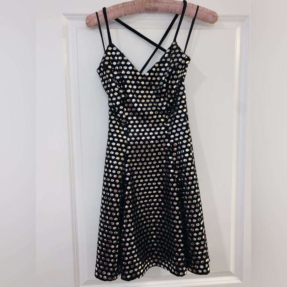 Vintage Betsy Johnson sequence formal dress